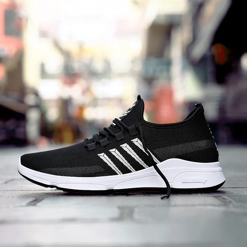 

Casual Shoes Men 2019 Breathable Mesh Men Sneakers Light Summer Men Shoes Lace-Up Flat Shoes Trainers Chaussure Homme