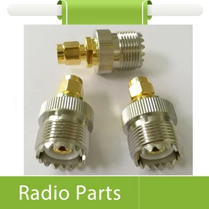 2X SMA Male To SO239 UHF Female прямой переходник