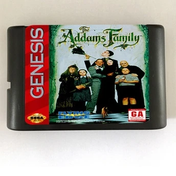 

Top quality 16 bit Sega MD game Cartridge for Megadrive Genesis system --- The addams family