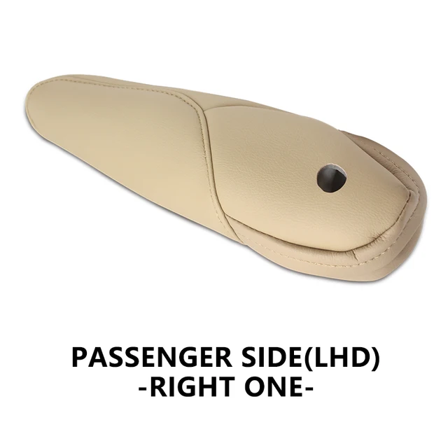 For Honda CRV 2007 2008 2009 Microfiber Leather Driver / Passenger Side Seat Armrest Handle Decor Cover Protection Trim Beige Right