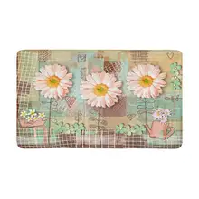 Элегантный цветочный розовый Дверной Коврик противоскользящий входной коврик напольный коврик домашние дверные коврики домашний декор резиновая подложка х-большой