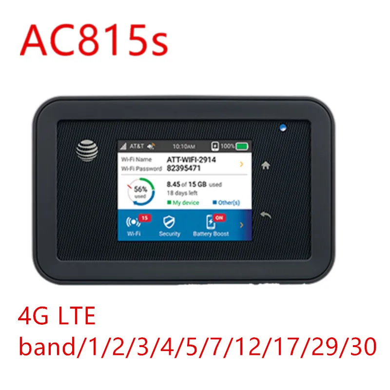 Разблокированный Netgear Aircard 815s AC815S AT&T Unite Explore ore Mobile Hotspot 4340mah otg маленький