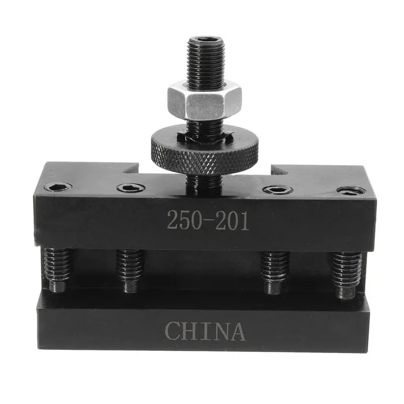 

Steel Facing Tool Holder 80*75*25mm Quick change Replacement Accessory Turning Metalworking 10-15" Lathe swing