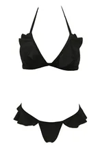

Bikini 2018 Swimwear Sexy Sandy Beach Women Suit Bathing Bikini Flower Edge Bikini Swimming Lace Women Tankini Swimwear Women