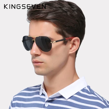7-Day Delivery KINGSEVEN Vintage Aluminum Polarized Sunglasses Brand Sun glasses Coating Lens Driving EyewearFor Men/Wome N725 2