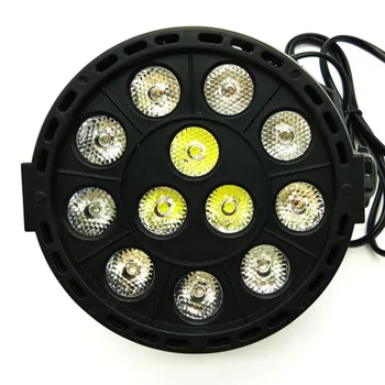 

LED Par Light 12x3W RGBW LED Stage Light With DMX512 for Disco DJ Sound Activated Projector Machine Party Decoration