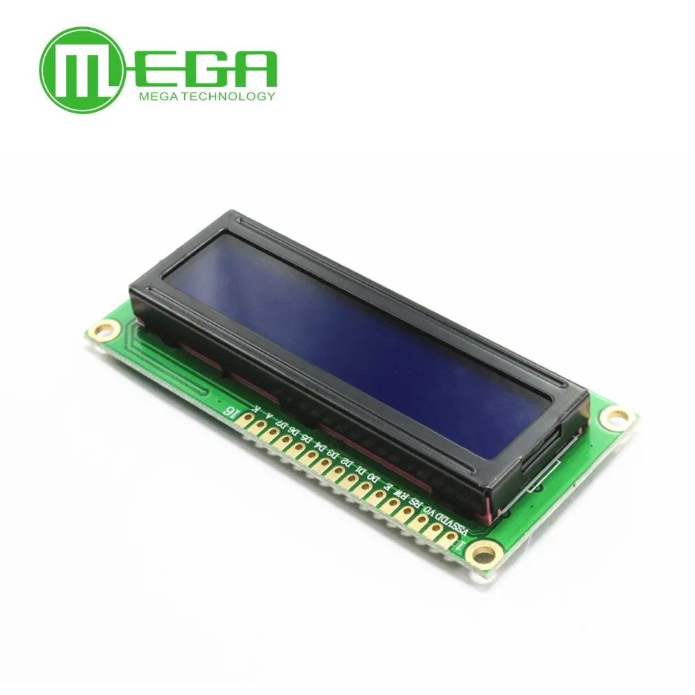 5 шт./лот lcd 1602 lcd 1602 синий экран с подсветкой lcd 1602A-5v