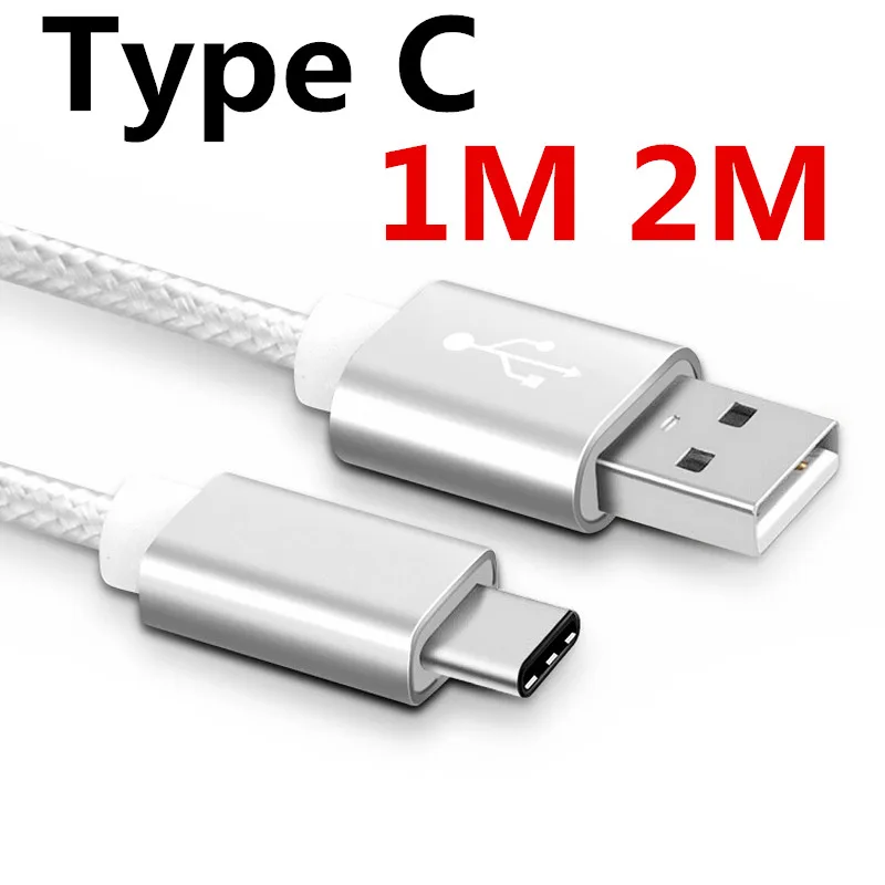 

1M 2M Type C Cable For Samsung Galaxy S8 S8Plus S9 S9plus S8 Plus Note 8 Data Sync Long Charging Wire Phone Charger Cable