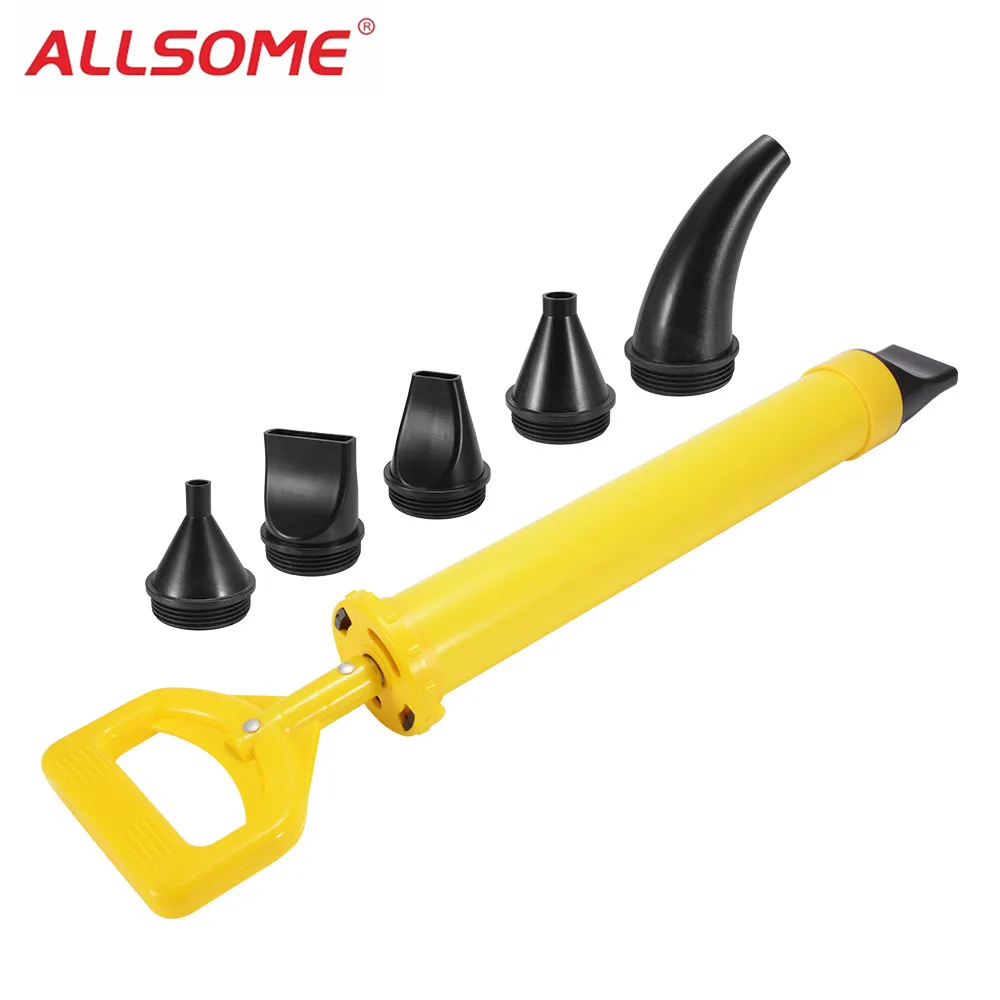 

ALLSOME Caulking Gun Pointing Brick Grouting Mortar Sprayer Applicator Tool for Cement lime 5 Nozzle HT1681