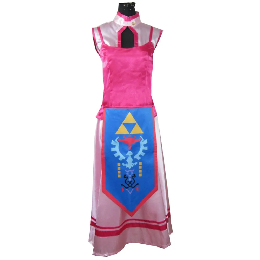 

2017 The Legend of Zelda Princess Zelda Cosplay Costume Zelda Dress