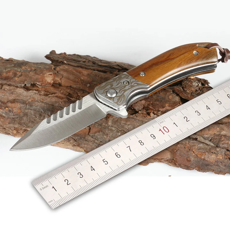 

Free shipping D2 High hardness Knife Folding Blade Knife Manual small Hunting Outdoor camping knife it is Exquisite gift