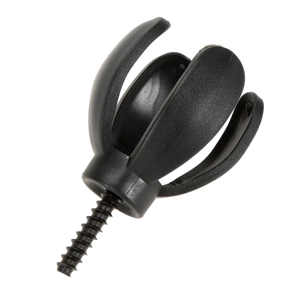 1pc New 4 Prongs Black Durable Golf Ball Grabber Pickup Claw Pick Up Tool Retriever 4-Prong for Putter Grip Golf Training Aid