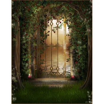 

Thin Vinyl Fairy Tale Forest Newborn Baby Kids Birthday Party Photography Studio Backgrounds Professional Moonlight Backdrop