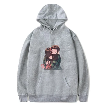 

Harajuku cool Hoodies Europe-United States Demon Slayer: Kimetsu no Yaiba Men/Women Japanese retro print Comic male Hoodies