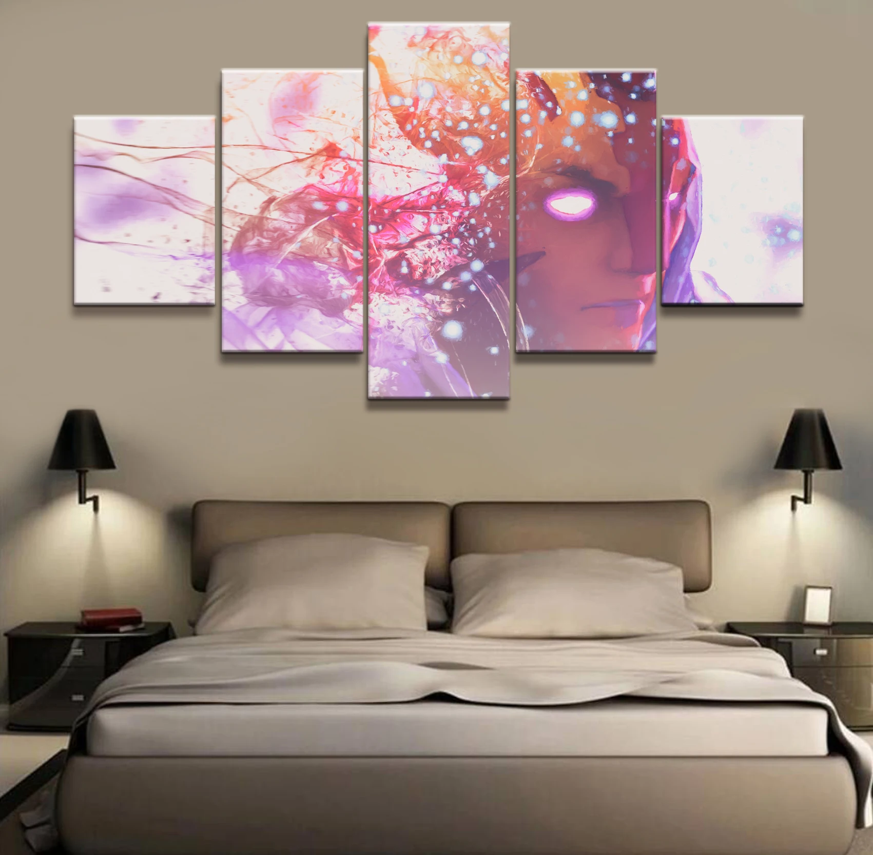 Home Decor Poster HD Pictures Prints Canvas 5 Piece Modular DOTA 2 Video Game Living Room Art Decor