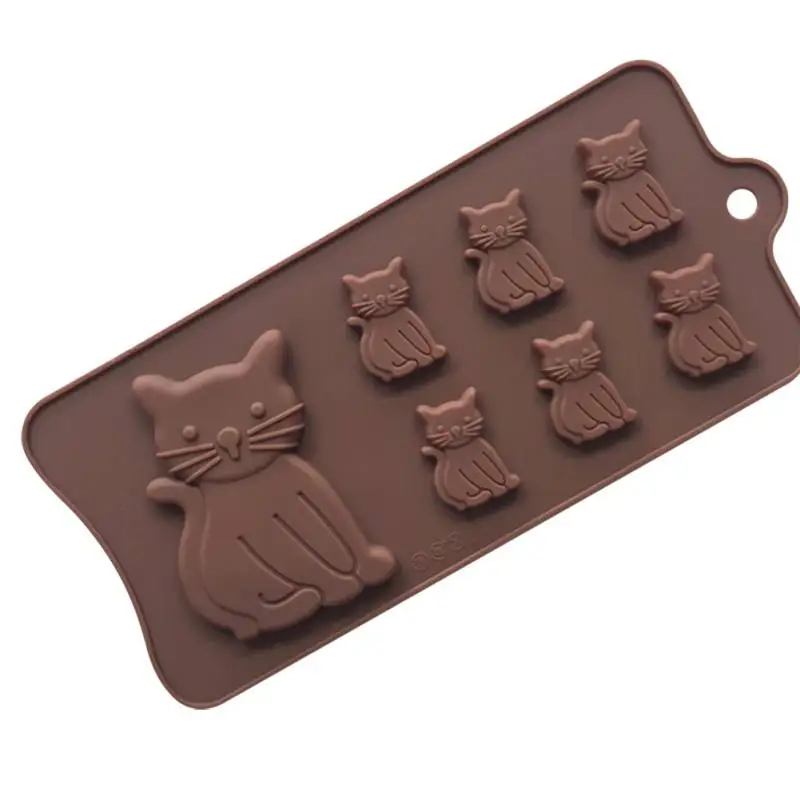 

Durable Puppy Footprint Shape Cake Mold Soft Silicone Mold Cake Decorating Tools Halloween Holiday Decoration