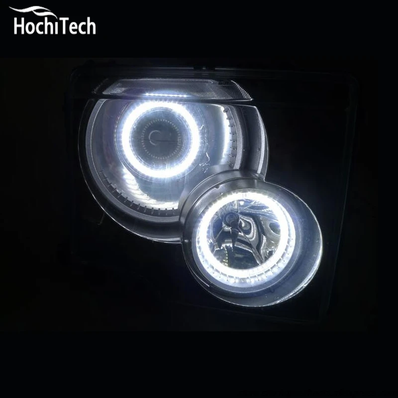 Светодиодная фара Land Rover Freelander 2 L359 RGB комплект для стайлинга автомобиля halo angel eyes