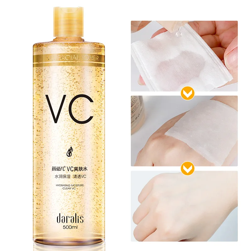 

500ml Facial Toner Moisturizing Skin Care 100% Natural VC Anti Aging Pore Minimizer for Face Nourishes & Hydrates Skin