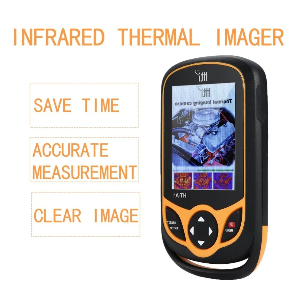 

HT-A1 Portable USB Rechargeable Thermal Imaging Camera with 3.2 Inch TFT Display Screen Selectable Color Palette