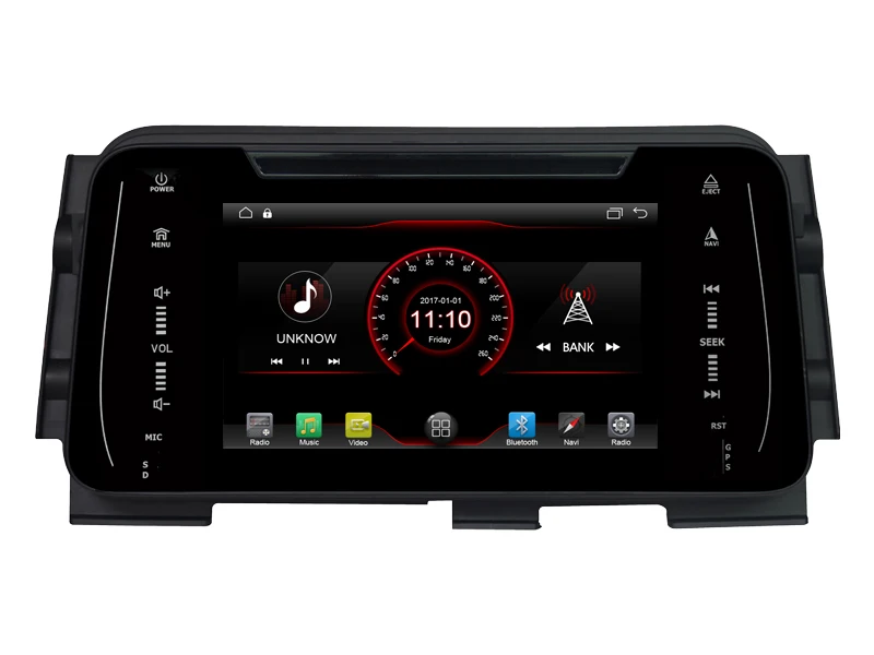 Clearance Android 8.1 quad core car dvd player media stereo car audio music player wifi carplay gps headunit for NISSAN KICKS 1