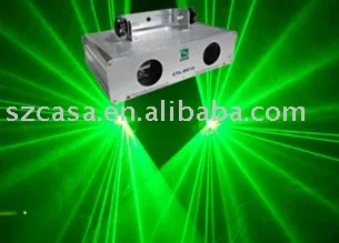 

Double Lens 100mW Green Laser lighting DMX Sound Auto Stage Light