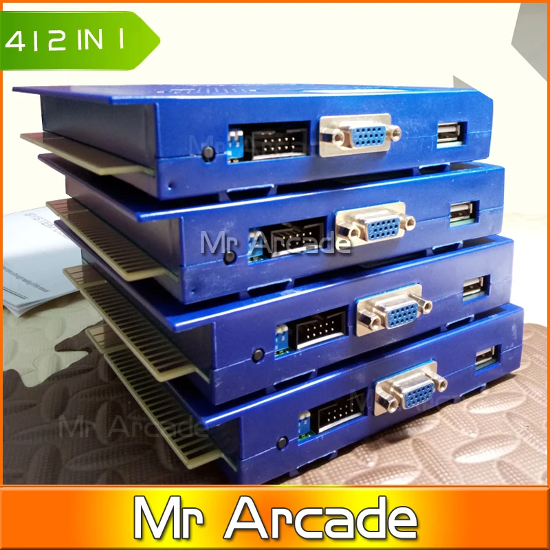 Новое поступление оригинальный картридж Jamma аркадной игры Elf 412 в 1 может играть с