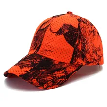 Мужская и Женская Бейсболка Военная Кепка оранжевая камуфляжная кепка