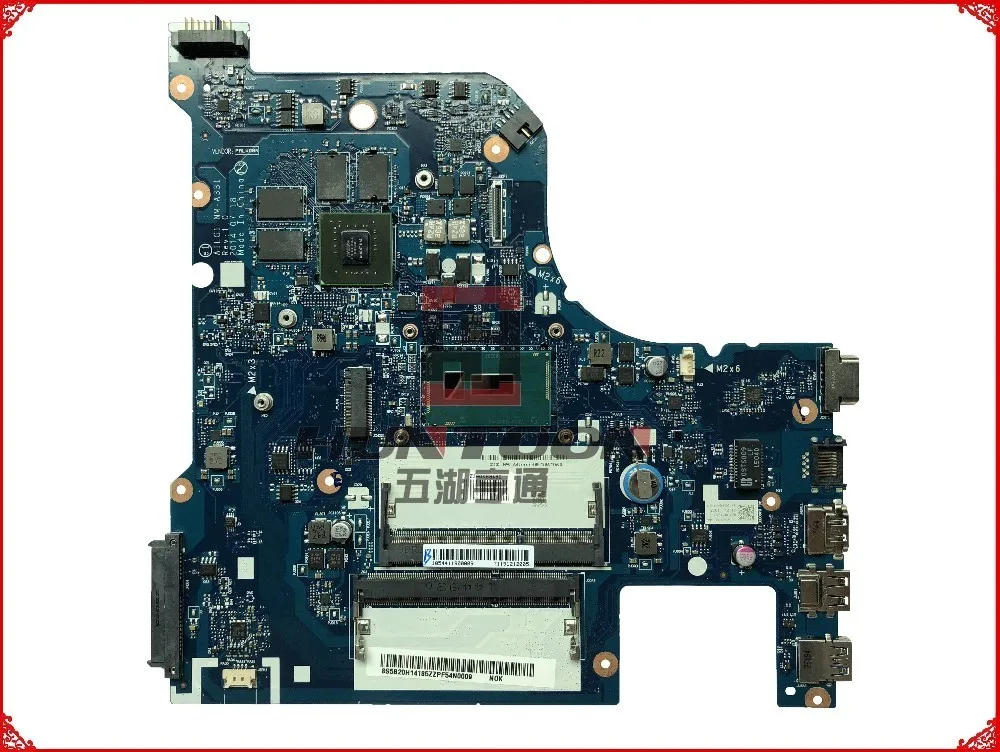 

FRU:5B20H14185 FOR Lenovo Ideapad Z70-80 Laptop Motherboard AILG1 NM-A331 SR23W I7-5500U DDR3L 4GB Fully Tested High quality