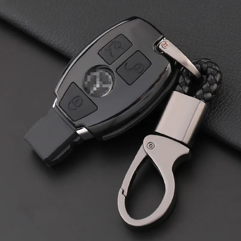Чехол для ключей из углеродного волокна чехол защитный держатель Mercedes benz A B R G Class