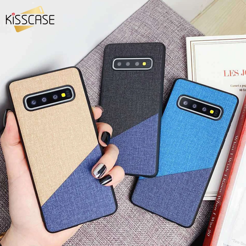 

KISSCASE Cloth Case For Samsung Galaxy S8 S9 S10 Plus S10e New Patterned Cover For Samsung A50 A70 A40 A30 A7 2018 Funda Capa