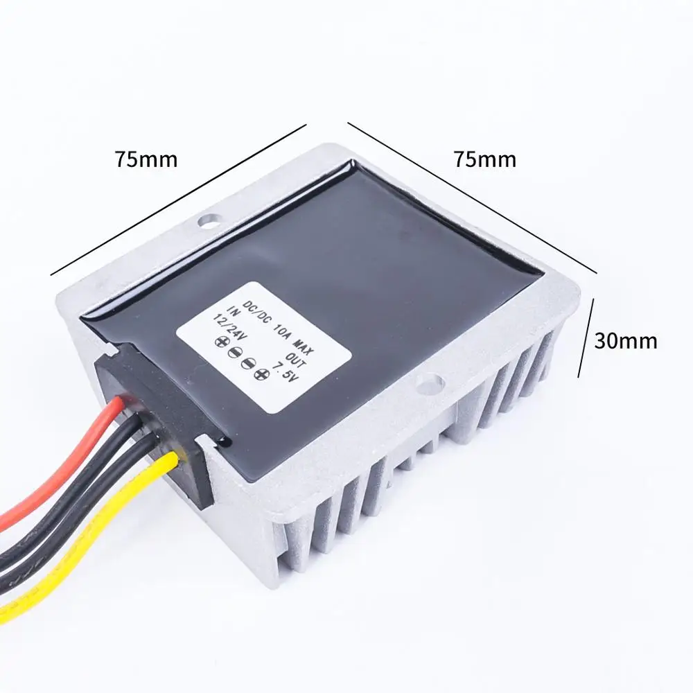 DC 12 24V до 7 5 V 10A 15A 20A 25A 30A понижающий преобразователь регулятор напряжения для