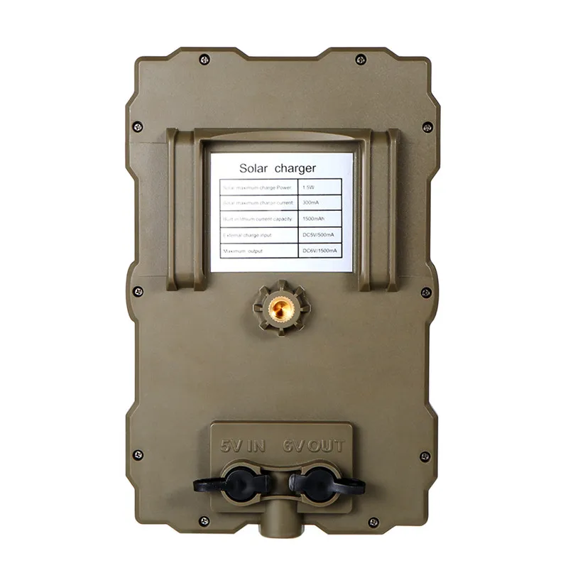 Hunting Camera 1500mAh Solar Panel Power Charger For Photo Traps Chasse Hunter Camera H881 H3 H903 H885 Scouting Guard Chasse (1)