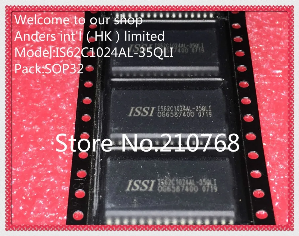 Новинка 100% оригинальная фотография Φ IS62C1024AL IS62C1024 SOP32 | Электронные компоненты и