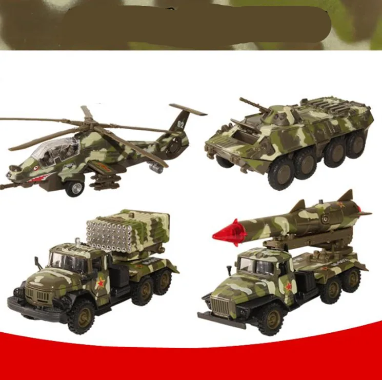 Koop 143 legering trek militaire model voertuig, hoge simulatie militaire truck speelgoed, musical   flashing speelgoed voertuig, gratis verzending