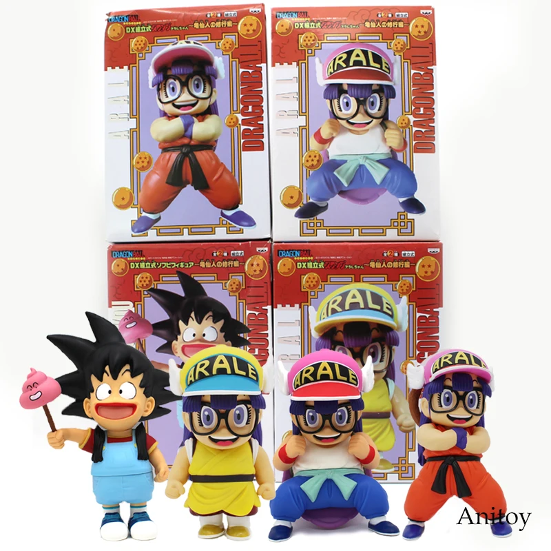 

Dr.Slump Arale Cosplay Dragon Ball Z Son Goku Krillin Anime Cartoon Funny PVC Figure Collectible Model Toy 18~24m 4 Styles