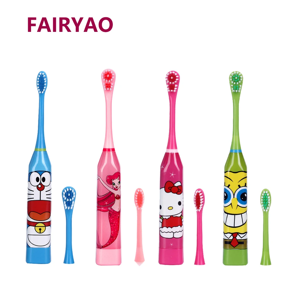 

Electric Toothbrush Kids Battery Type for Rotary Ultra SoftChildren Electric Toothbrush Charcoal Toothbrush Oral Cleaning
