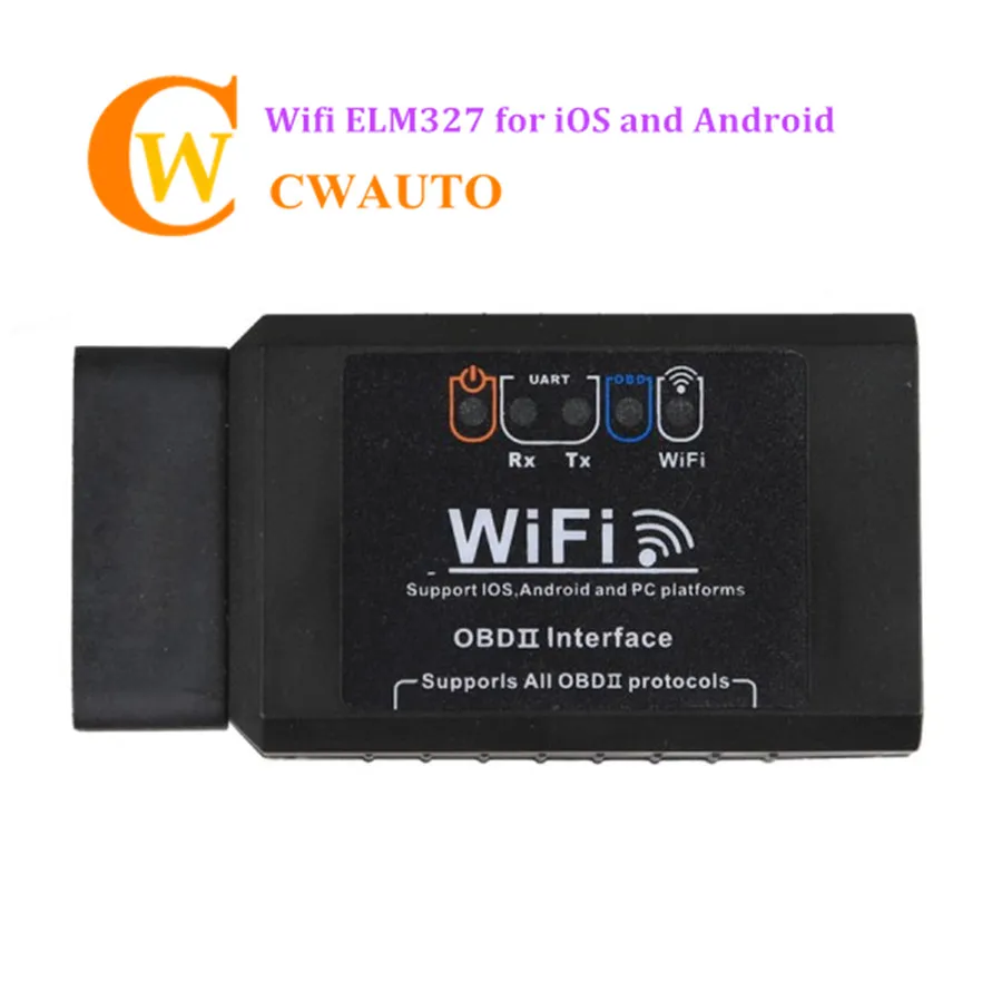 ELM 327 Wi-Fi V2.1 OBD2 считыватель кода EOBD ELM327 Wi-Fi сканирующий инструмент Поддержка устройств на базе Android и IOS Телефон