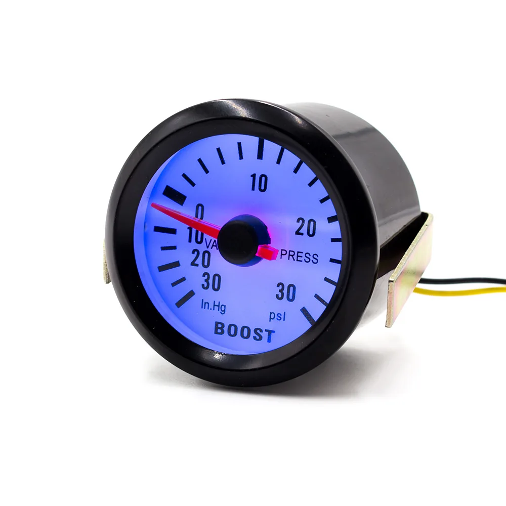 

CNSPEED 52mm Racing Car Psi Turbo Boost Gauge Black with LCD light Indicator Control Panel Car Auto Psi Boost Gauge XS100010