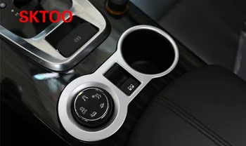 

SKTOO For Peugeot 3008 1.6T glass frame decorative stickers Water cup holder stickers for Peugeot 3008 interior refit
