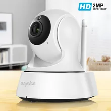 Sannce mini câmera de vigilância residencial, 1080p full hd sem fio ip cctv câmera de vigilância, rede inteligente, visão noturna câmera