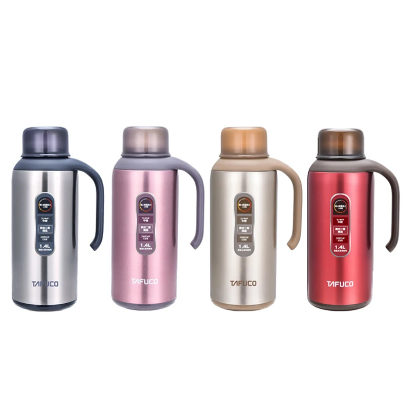 Japan TAFUCO 1400ML stainless steel Double Layer Vacuum Flask Thermos