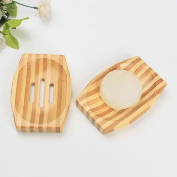 

Natural Bamboo Soap Dish Bathroom Soap Tray Holder for Bath Shower Soap Storage Rack Plate
