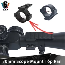 30mm Scope Mount Top Gun Rail Picatinny Rail Scope Mounts Scope Ring Accessories