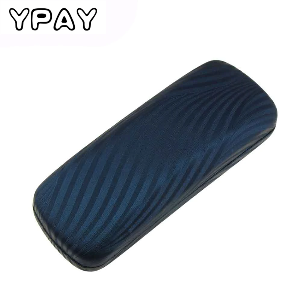 

YPAY Hot Striped Glasses Case For men Waterproof Hard Frame Eyeglass Case Women Reading Glasses Box Black Spectacle Cases L501