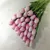 31PCS/LOT PU Mini Tulip Flower Real Touch Wedding Flower Bouquet Artificial Silk Flowers For Home Party Decoration 31
