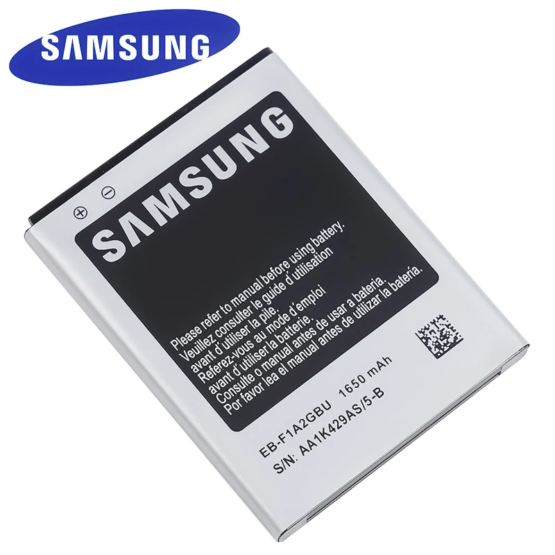 Buy Original samsung Battery EB-F1A2GBU for Samsung Galaxy S2 GT-i9100  i9108 i9103 i9105 I777 i9188 i9050 i9100G i9100T 1650mAh Akku in the online  store TAMEX Store at a price of 11.75 usd