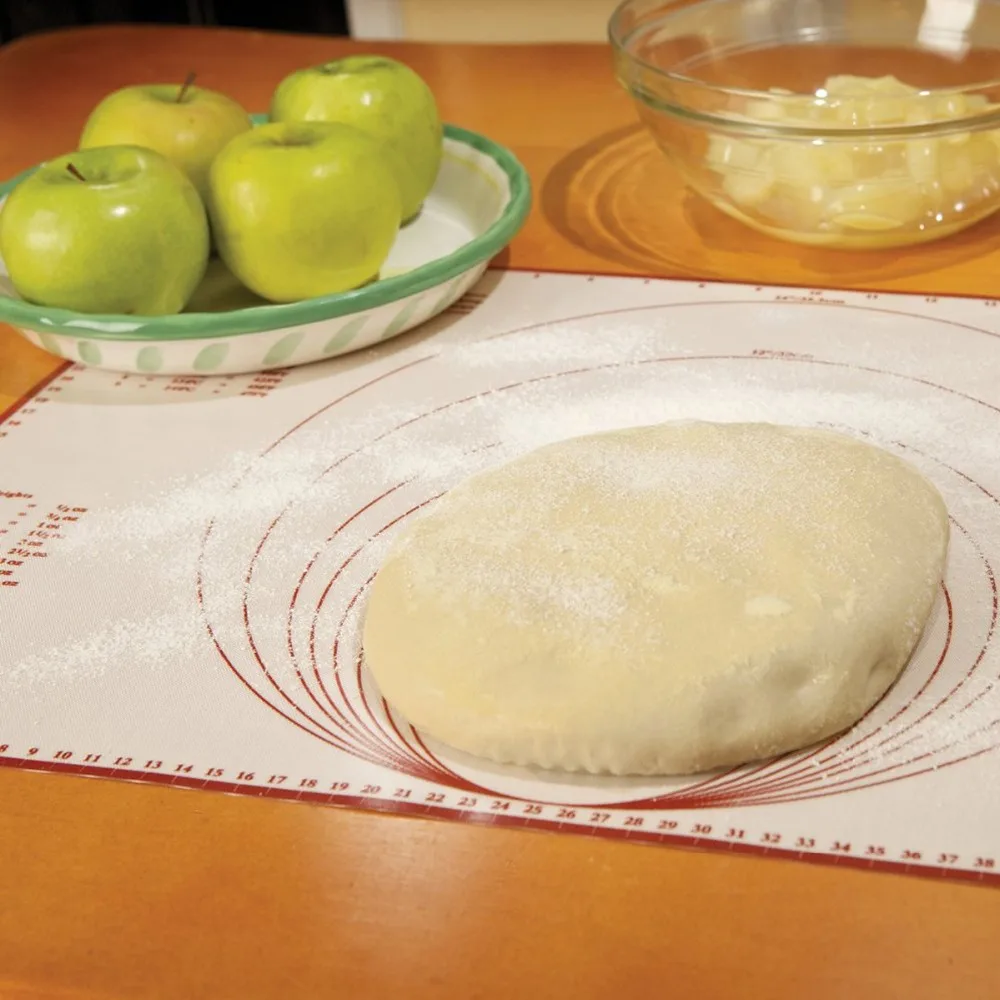 

595X385mm(23.42''X15.15'') Large Massive Dough Pastry Fondant Non-stick Silicone Work Rolling Baking Mat Pastry Rolling Mat