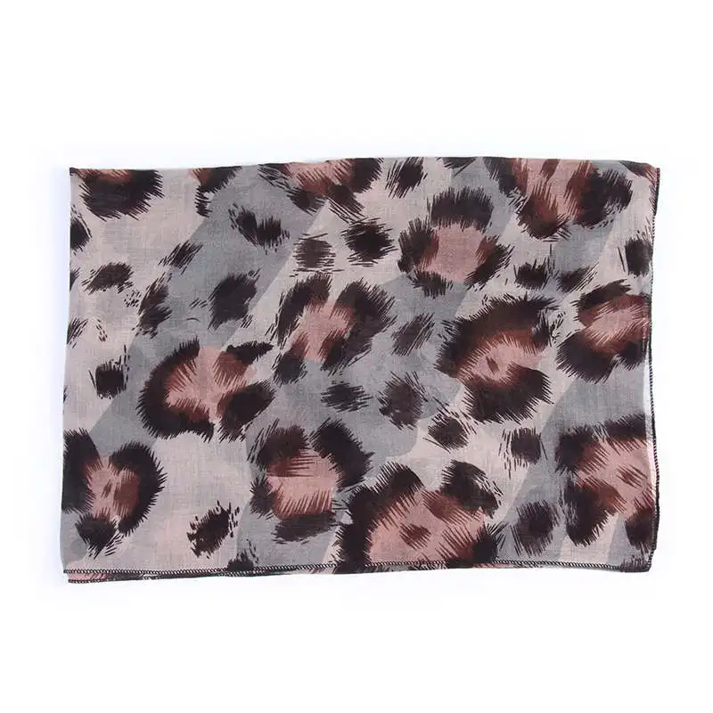 Women Ladies Leopard Print Scarf Wrap Shawls Headband Soft Shawl Long palatine women's scarves handkerchief hijab scarf 40MA0414