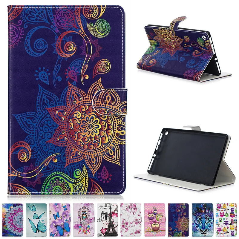 HX New PU Leather Case for Amazon Kindle Fire HD 8 2016 HD8 2017 8inch