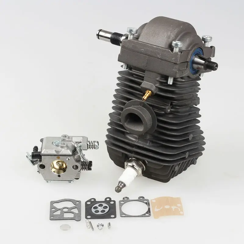 New Cylinder Piston Crankshaft for STIHL Chainsaw 023 025 MS230 MS250 with Carburetor + Carb rebuild kit цена New Cylinder Piston Crankshaft for STIHL Chainsaw 023 025 MS230 MS250 with Carburetor + Carb rebuild kit цены онлайн
